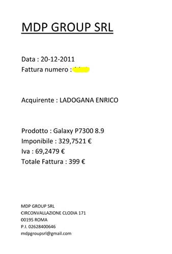 scaricare fatture groupon